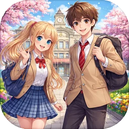 Значок Anime Girl Sakura High School